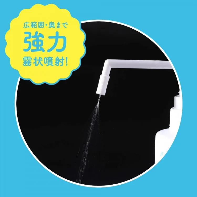 HATOPLA×PEPEE HOLE CLEANERの細長いノズル形状／オナホの奥まで洗浄液を届けるハンドホール対応スプレーボトル