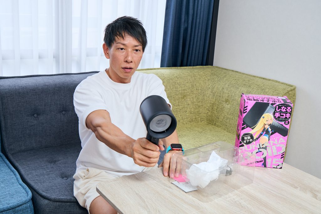ぷにあなロイド15 / 電動オナホ / まさかのハンマー型オナホ、持って振ってが楽しめる!?